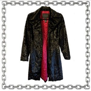 Vintage Guess Collection velvet trench